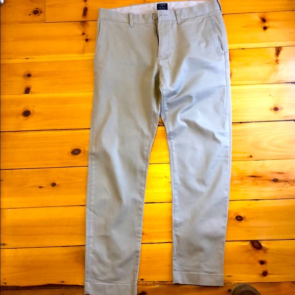 J. Crew Factory Driggs Slim Fit Stretch Khakis - Picture 4 of 9